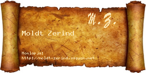 Moldt Zerind névjegykártya